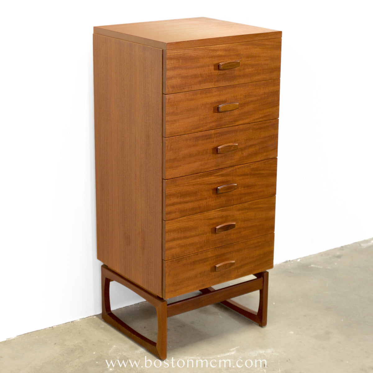 G-Plan “Quadrille” 6 Drawer Tall Dresser - #A2326