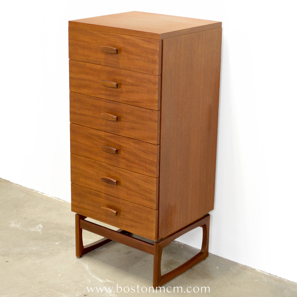 G-Plan “Quadrille” 6 Drawer Tall Dresser - #A2326