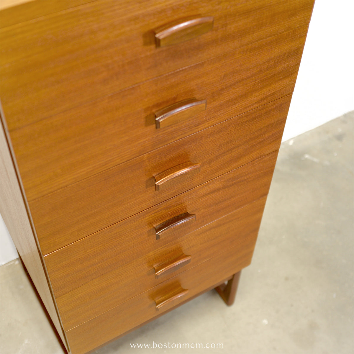 G-Plan “Quadrille” 6 Drawer Tall Dresser - #A2326