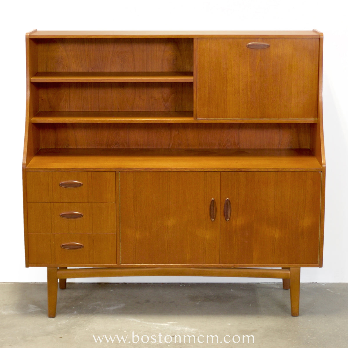 British Teak Highboard in the Style of G-Plan - #A2301