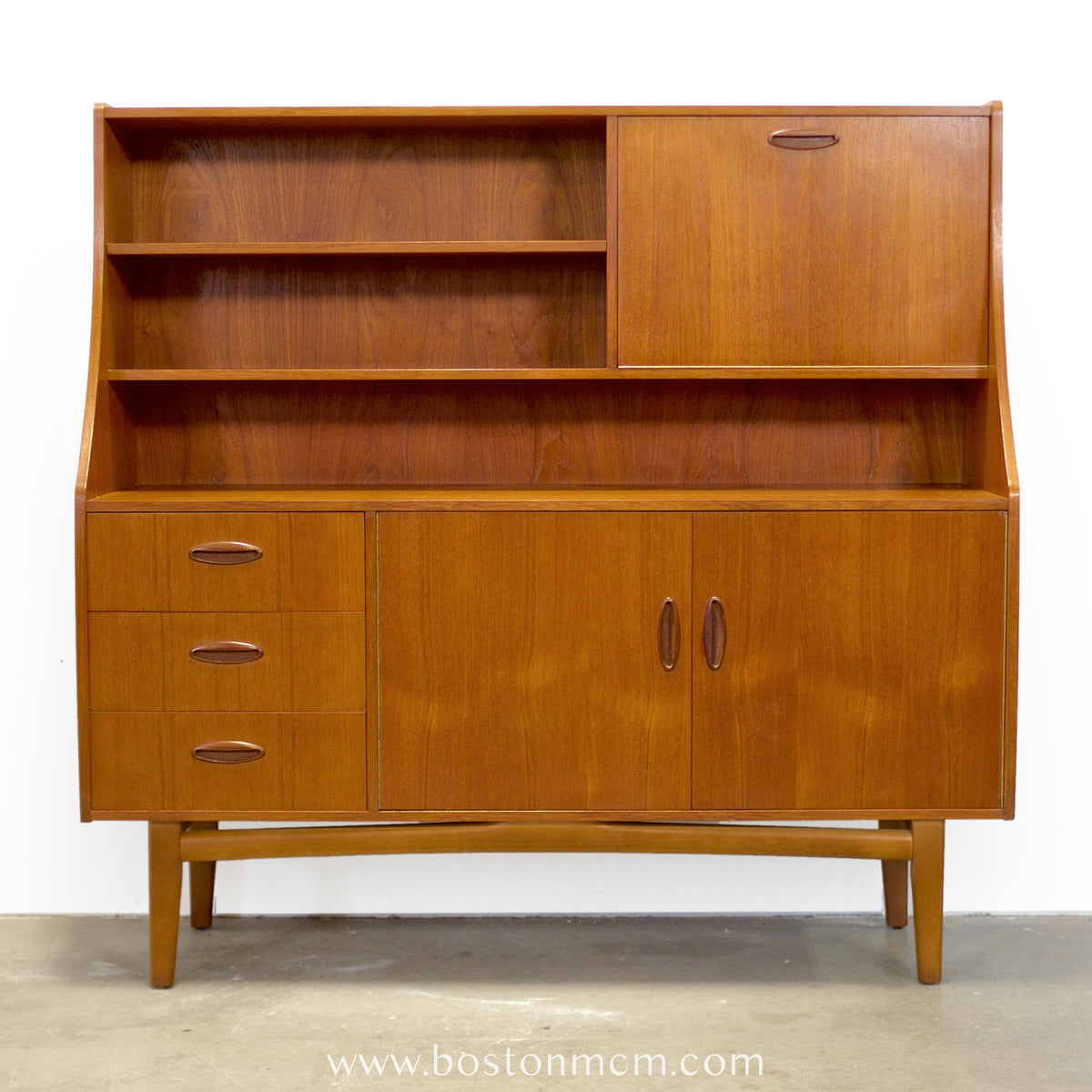 British Teak Highboard in the Style of G-Plan - #A2301
