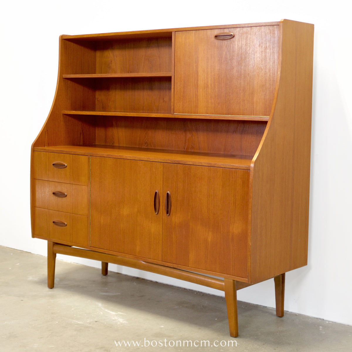 British Teak Highboard in the Style of G-Plan - #A2301