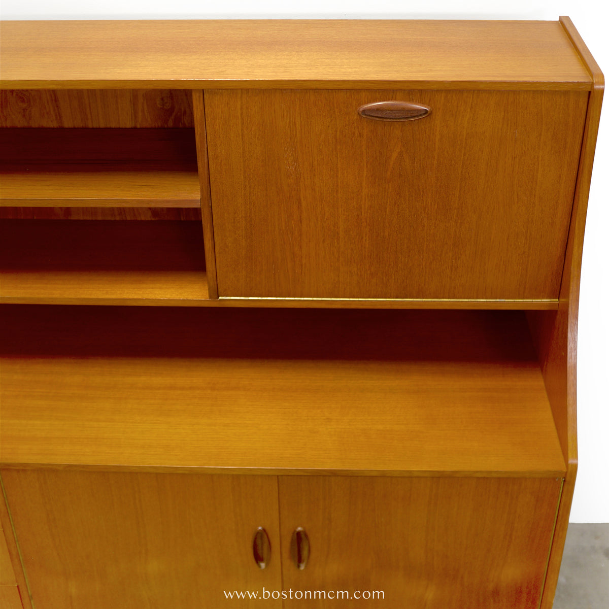 British Teak Highboard in the Style of G-Plan - #A2301