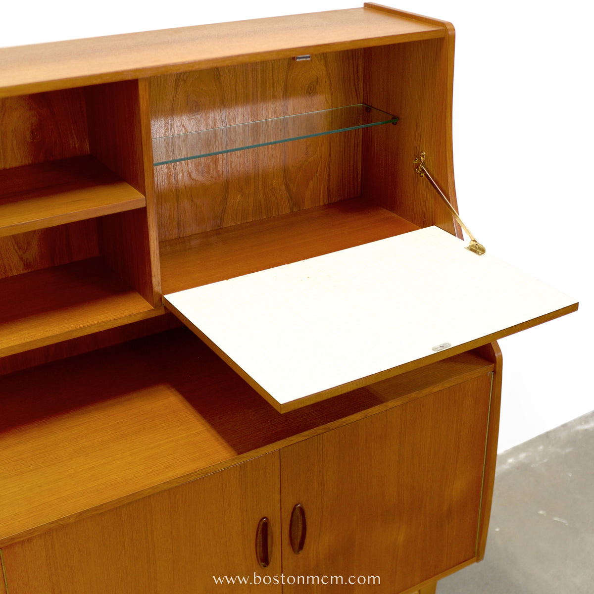 British Teak Highboard in the Style of G-Plan - #A2301
