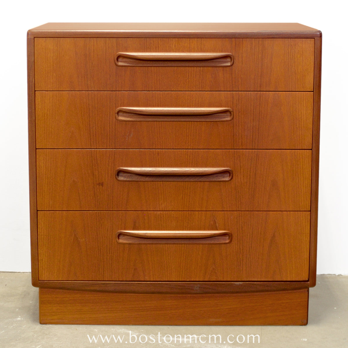 G-Plan “Fresco” Teak 4 Drawer Dresser - #A2320