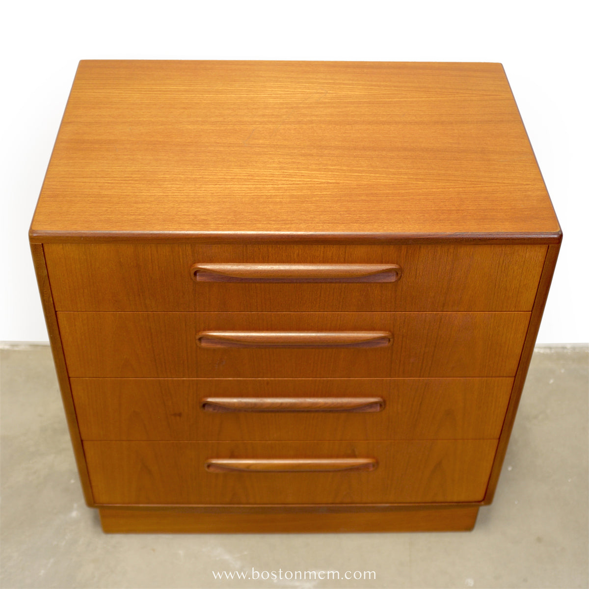 G-Plan “Fresco” Teak 4 Drawer Dresser - #A2320