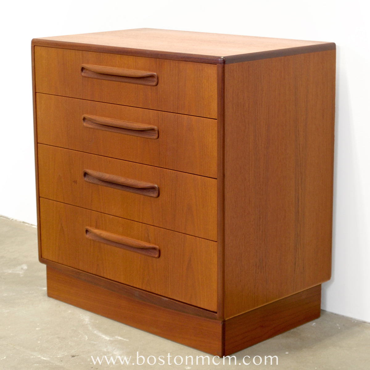 G-Plan “Fresco” Teak 4 Drawer Dresser - #A2320