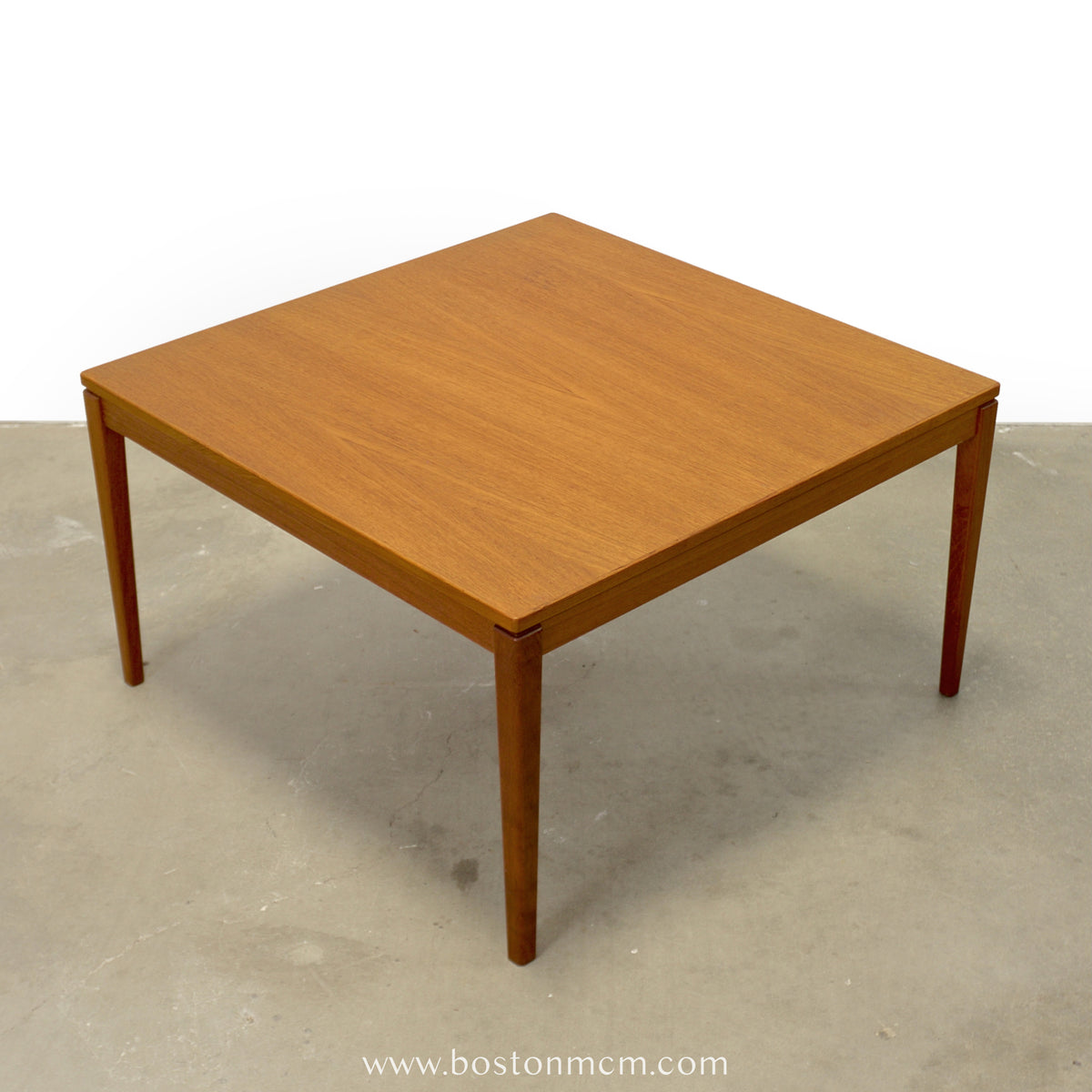 Danish Teak Square Coffee Table - #A1852