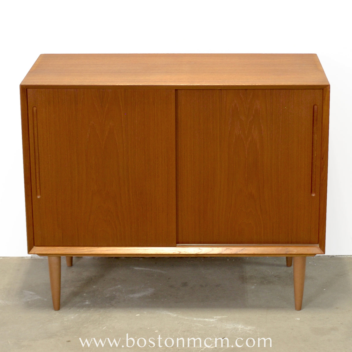 Danish Teak Record Cabinet / Small Sideboard - #A1848