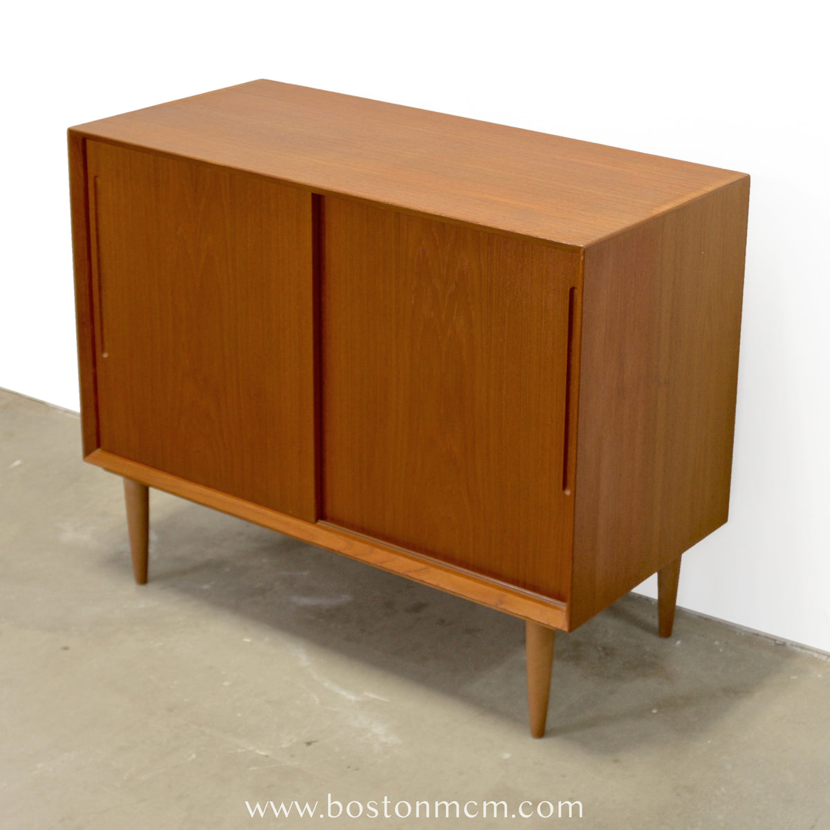 Danish Teak Record Cabinet / Small Sideboard - #A1848