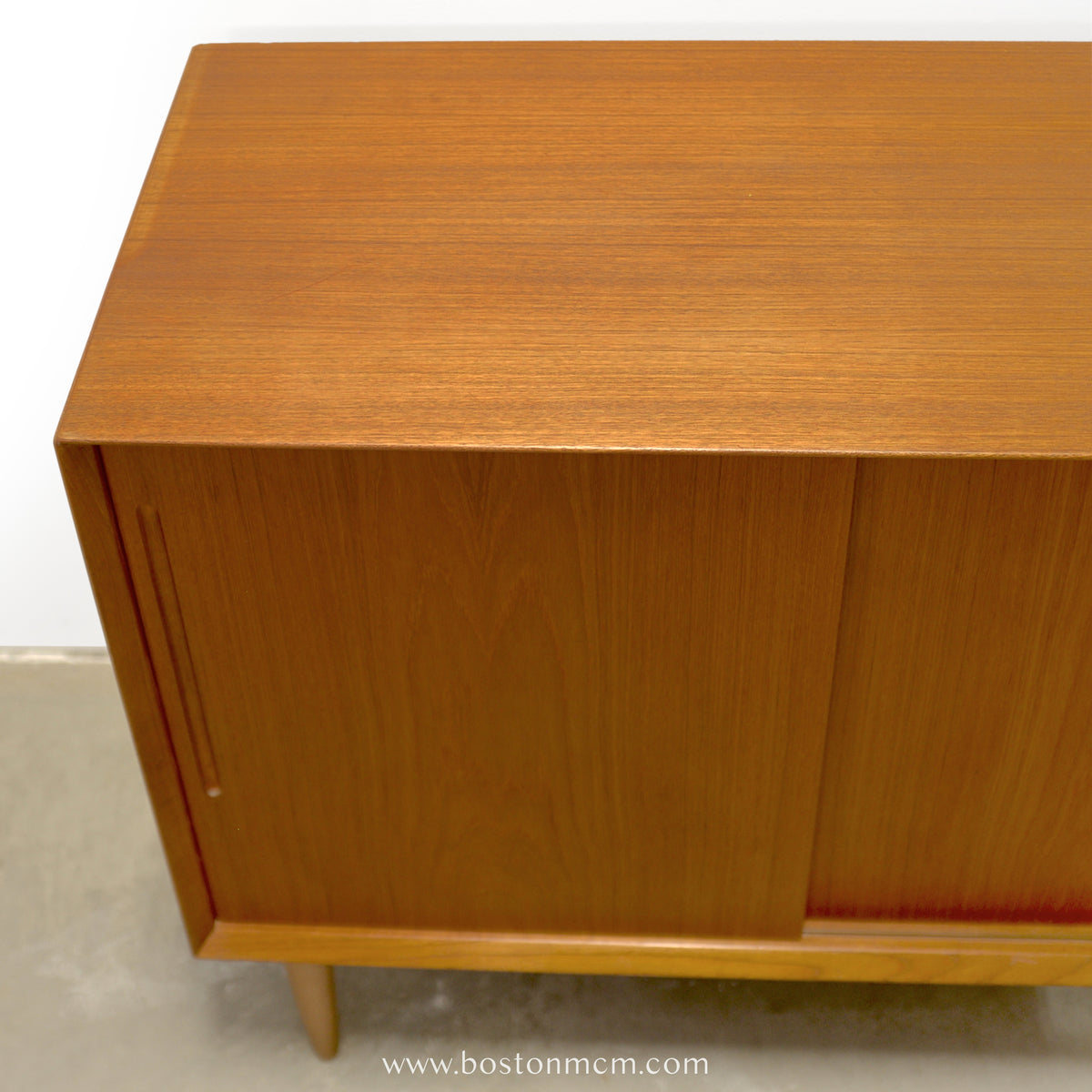 Danish Teak Record Cabinet / Small Sideboard - #A1848