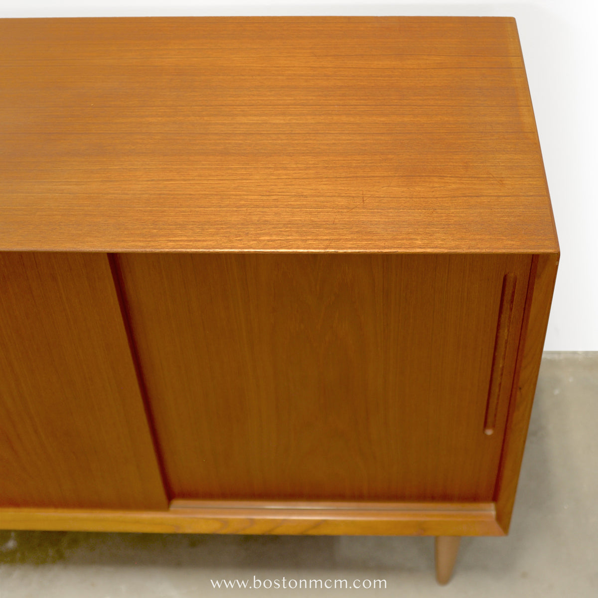 Danish Teak Record Cabinet / Small Sideboard - #A1848
