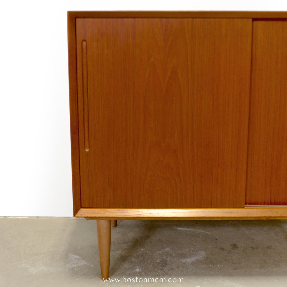 Danish Teak Record Cabinet / Small Sideboard - #A1848