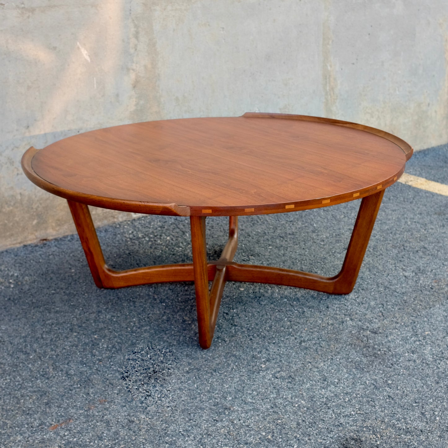 Lane Furniture "Vogue" Walnut Coffee Table