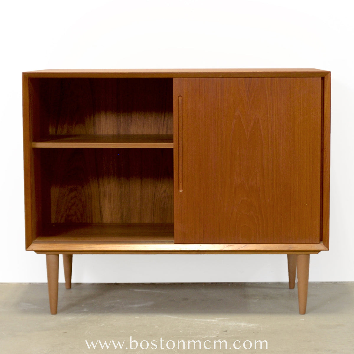 Danish Teak Record Cabinet / Small Sideboard - #A1848