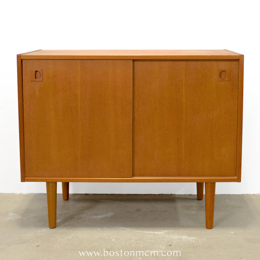 Swedish Teak Record Cabinet / Small Sideboard - #A1864