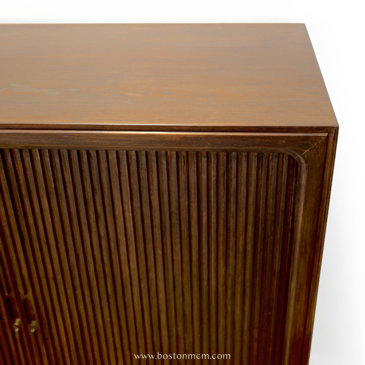 Danish Tambour Door Cabinet - #A2226