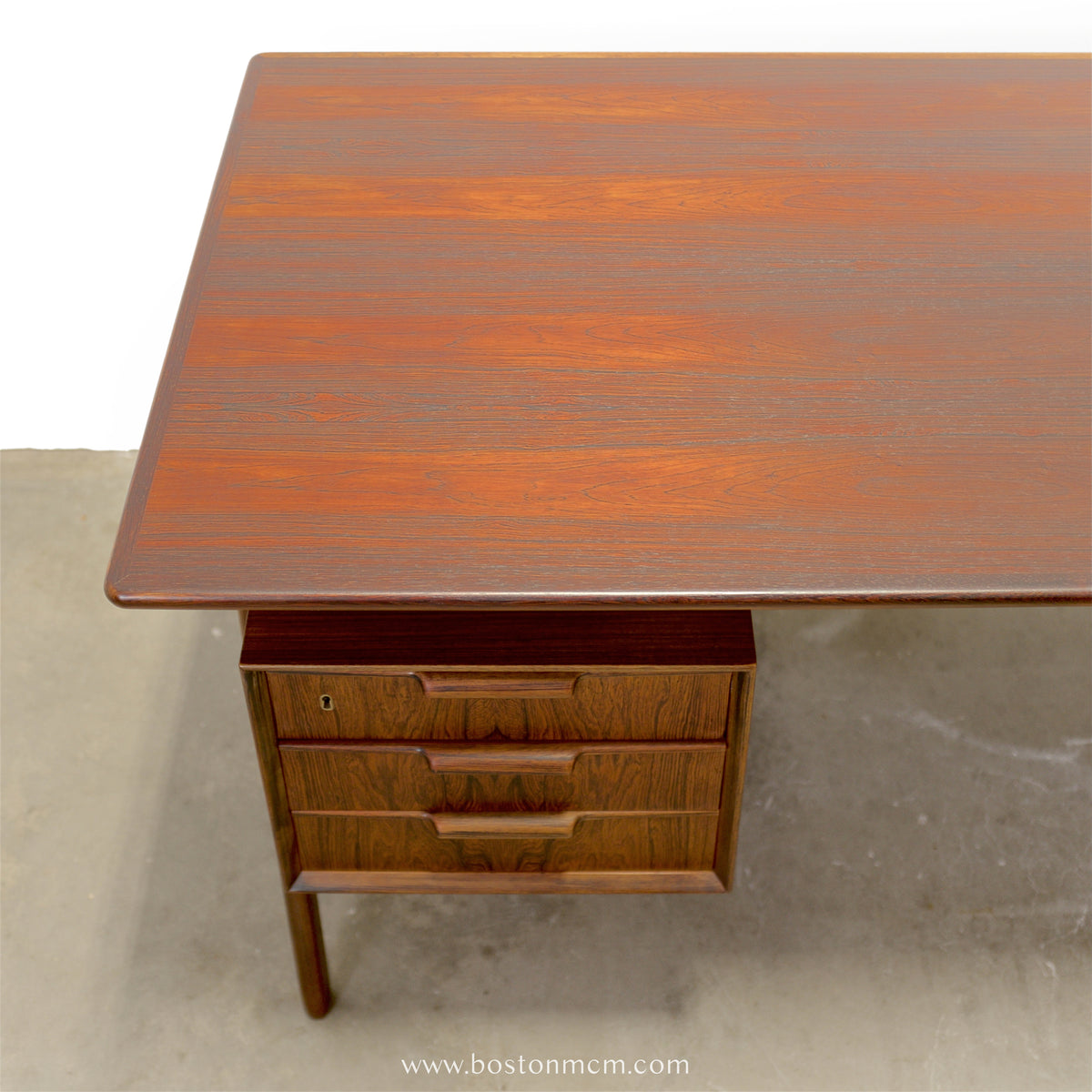 Omann Jun. Møbelfabrik  Model No. 75 Rosewood Desk - #A2251