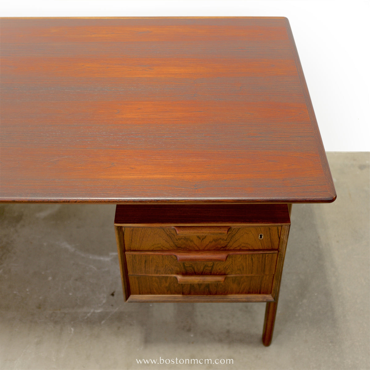 Omann Jun. Møbelfabrik  Model No. 75 Rosewood Desk - #A2251