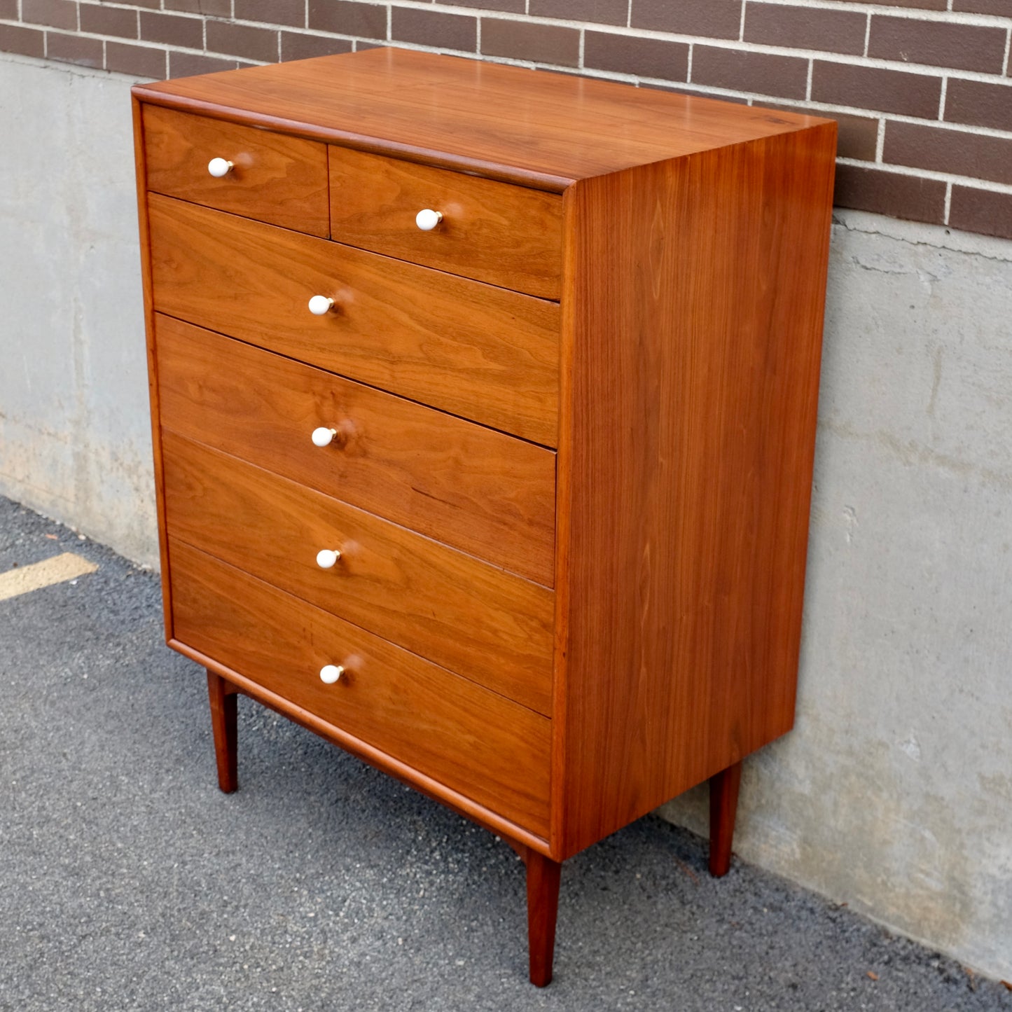 Drexel Furniture "Declaration" Walnut Tall Dresser