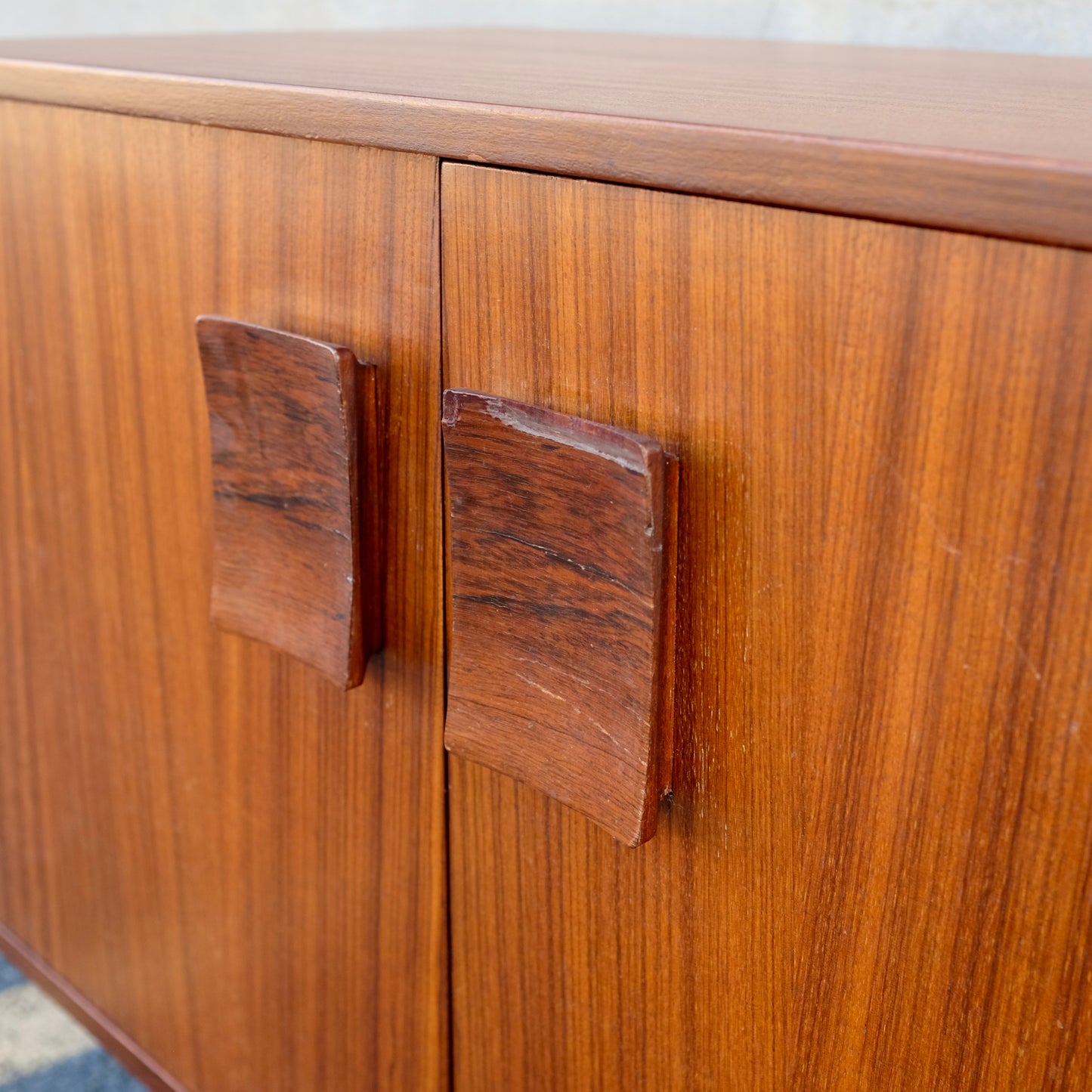 Elliots of Newbury Teak & Zebrano Credenza