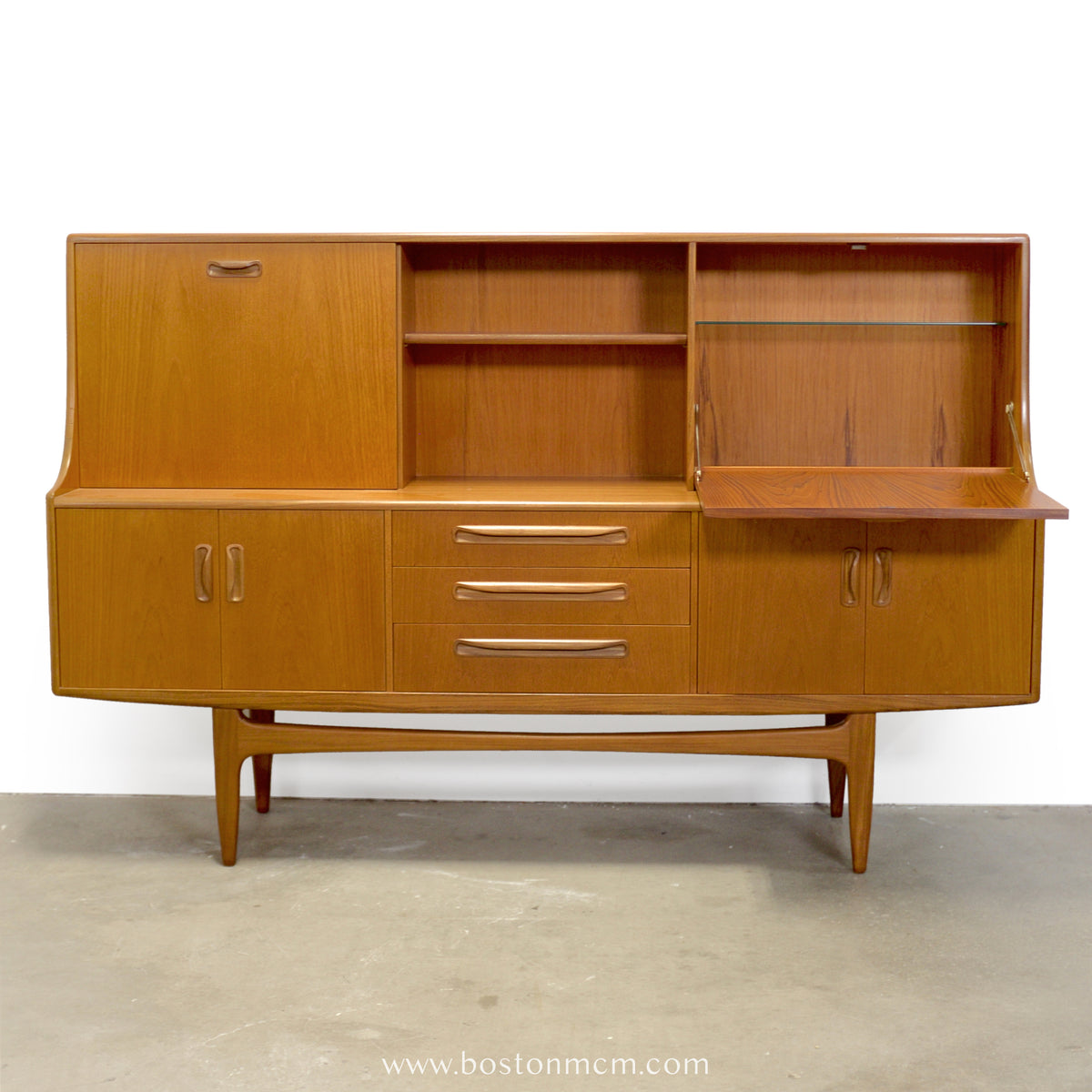 G-Plan Furniture British Teak Highboard / Dry Bar - #A2329