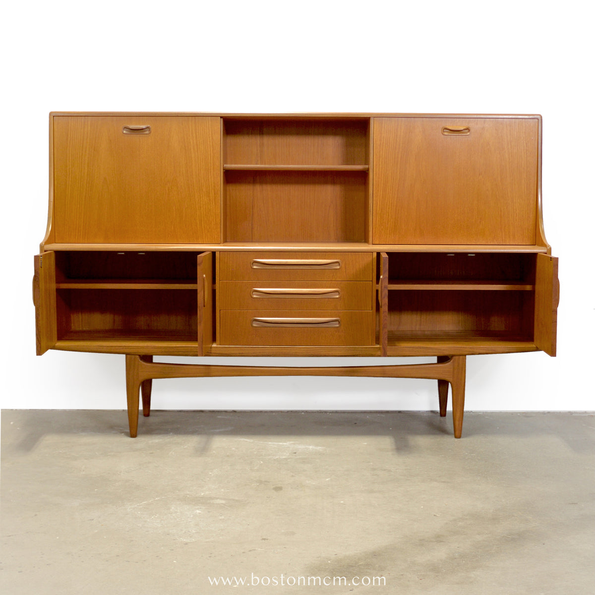 G-Plan Furniture British Teak Highboard / Dry Bar - #A2329