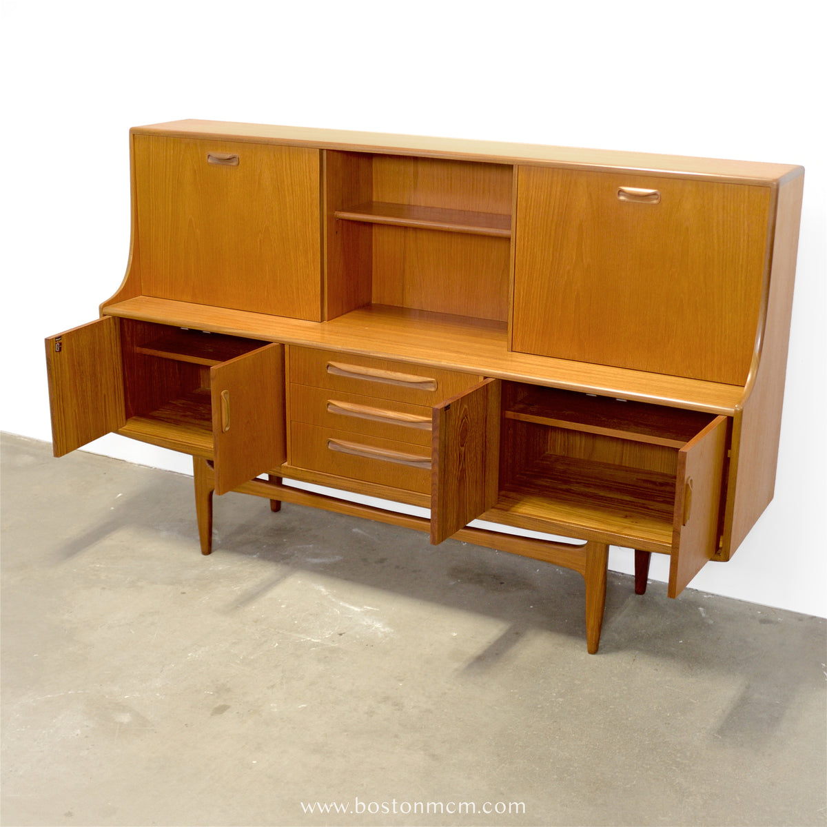 G-Plan Furniture British Teak Highboard / Dry Bar - #A2329