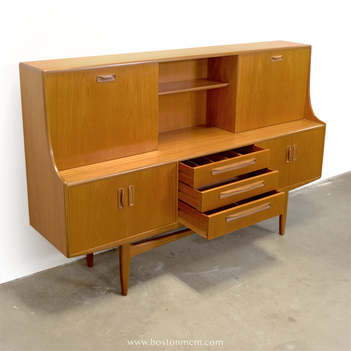 G-Plan Furniture British Teak Highboard / Dry Bar - #A2329