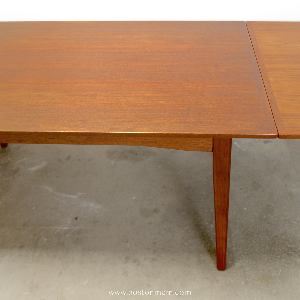 Danish Teak Draw Leaf Dining Table - #A2248