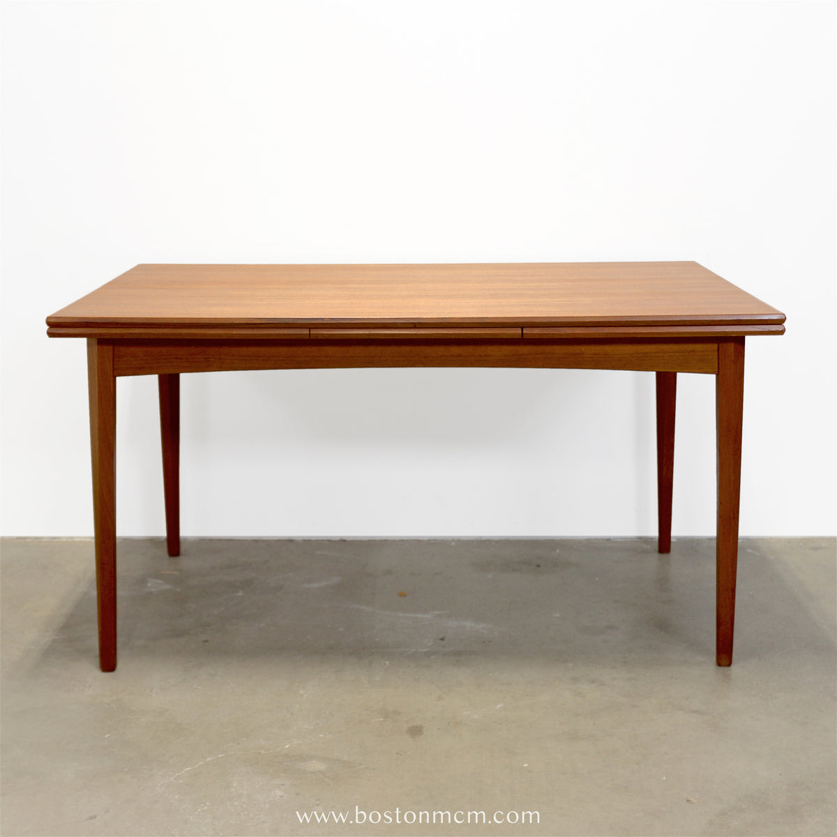 Danish Teak Draw Leaf Dining Table - #A2243