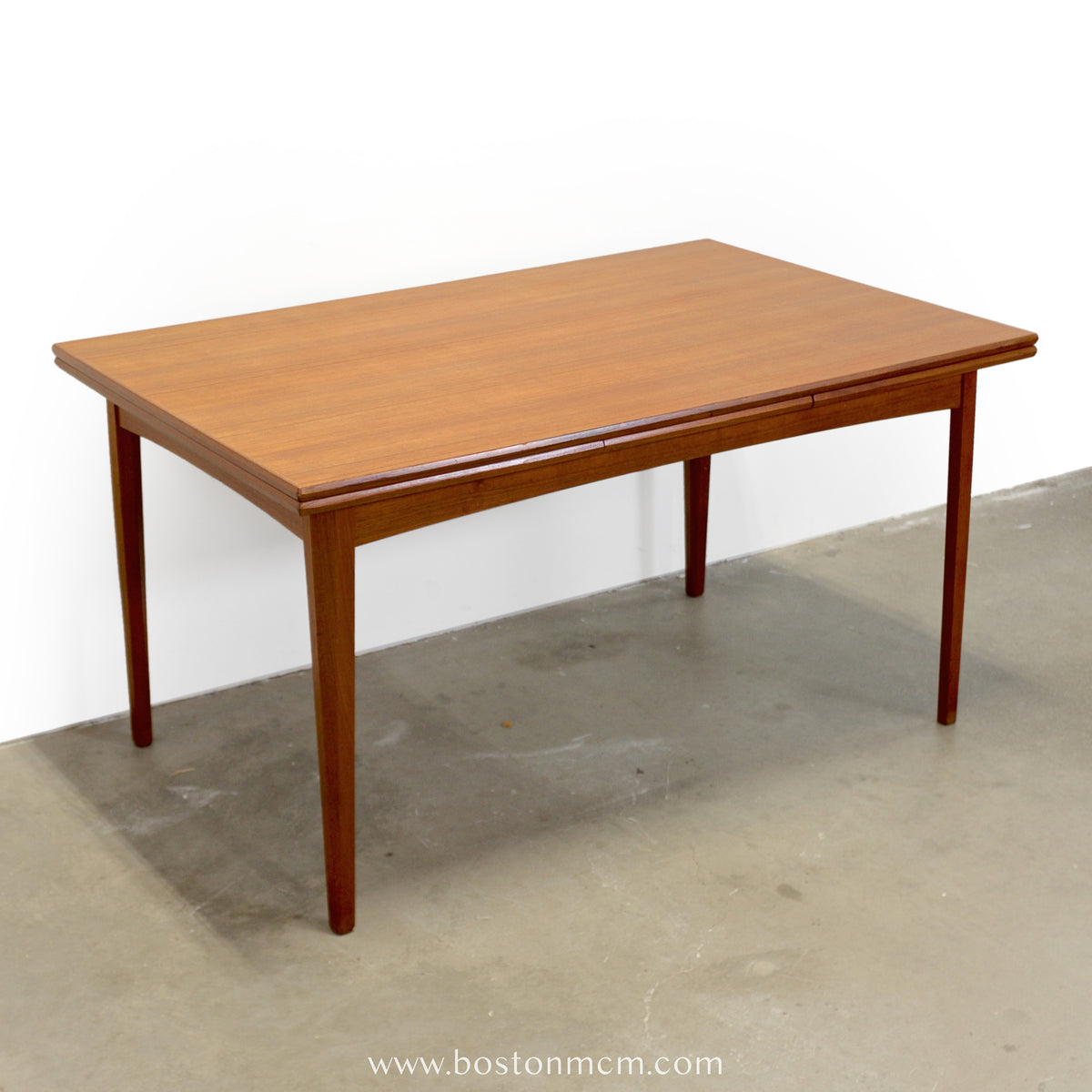 Danish Teak Draw Leaf Dining Table - #A2243