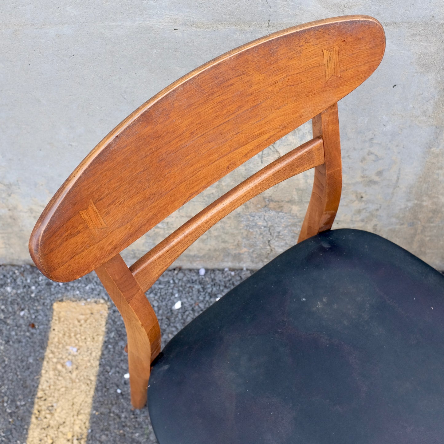 Lane Furniture "Acclaim" Walnut & Ash Dining Chairs - Set of 3