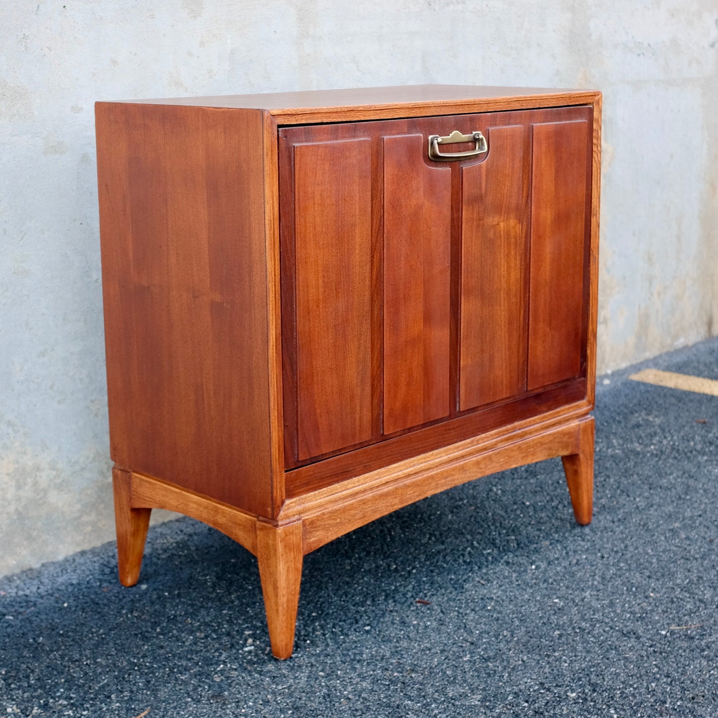 Lane Furniture Walnut Record Cabinet