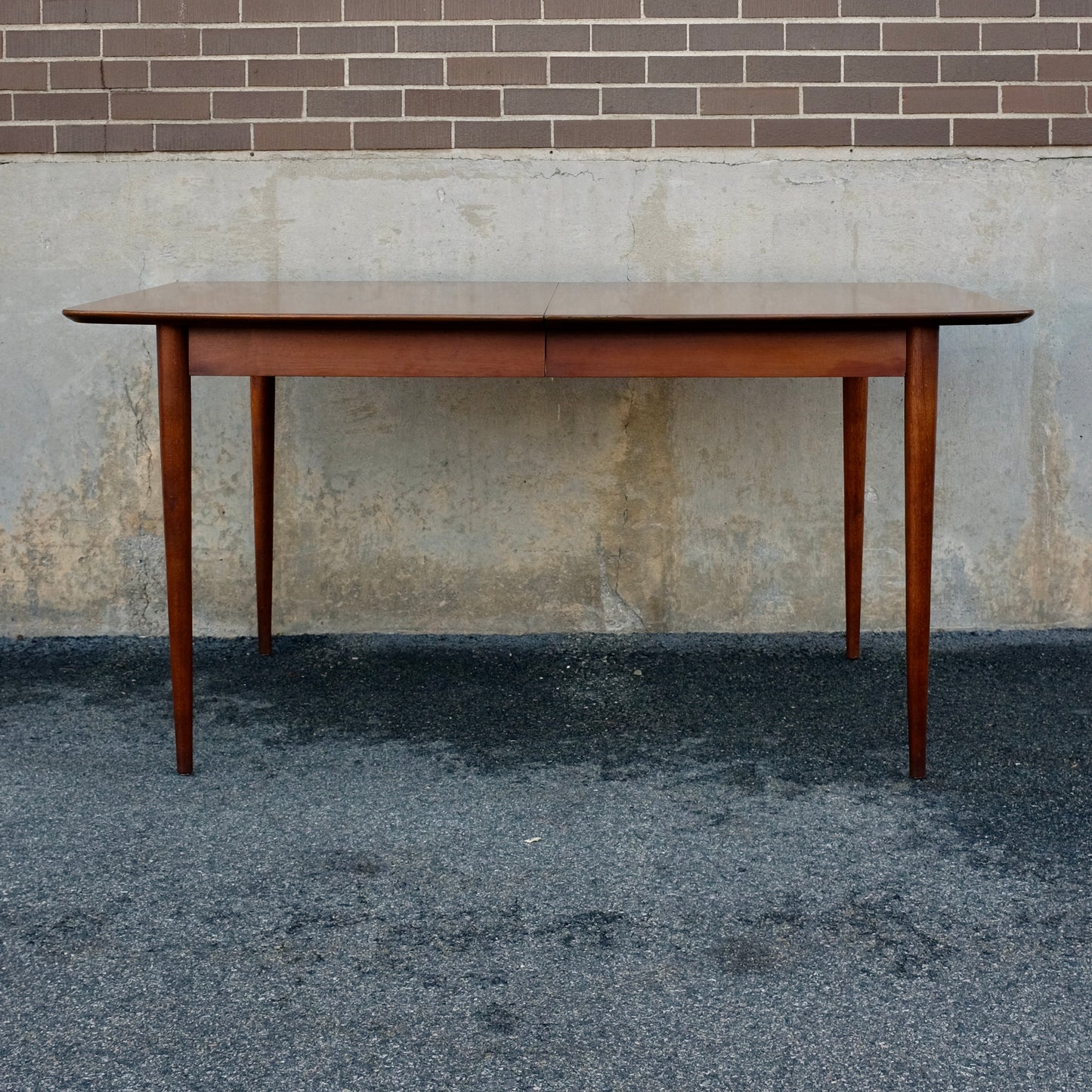 American of Martinsville "Accord" Walnut Dining Table