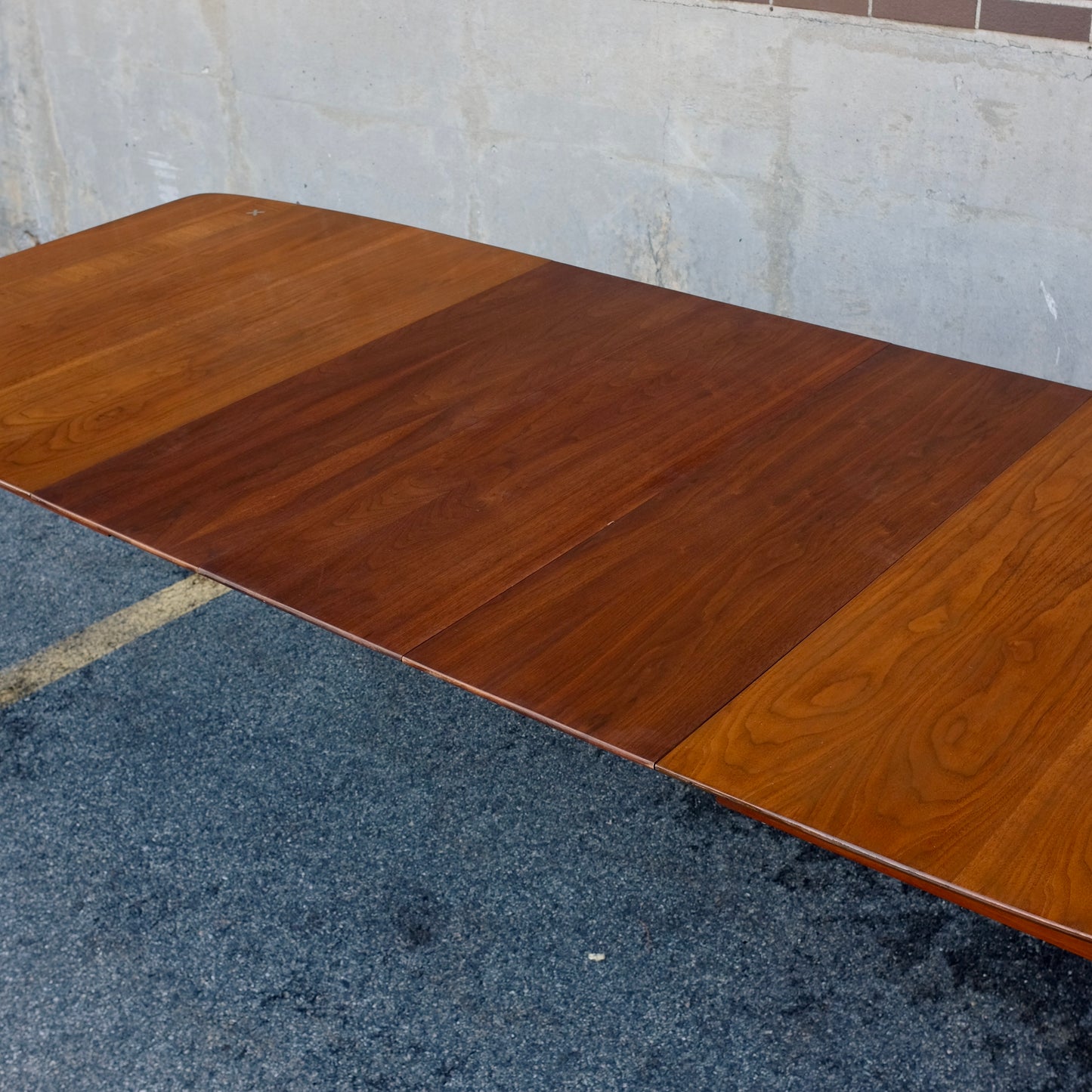 American of Martinsville "Accord" Walnut Dining Table