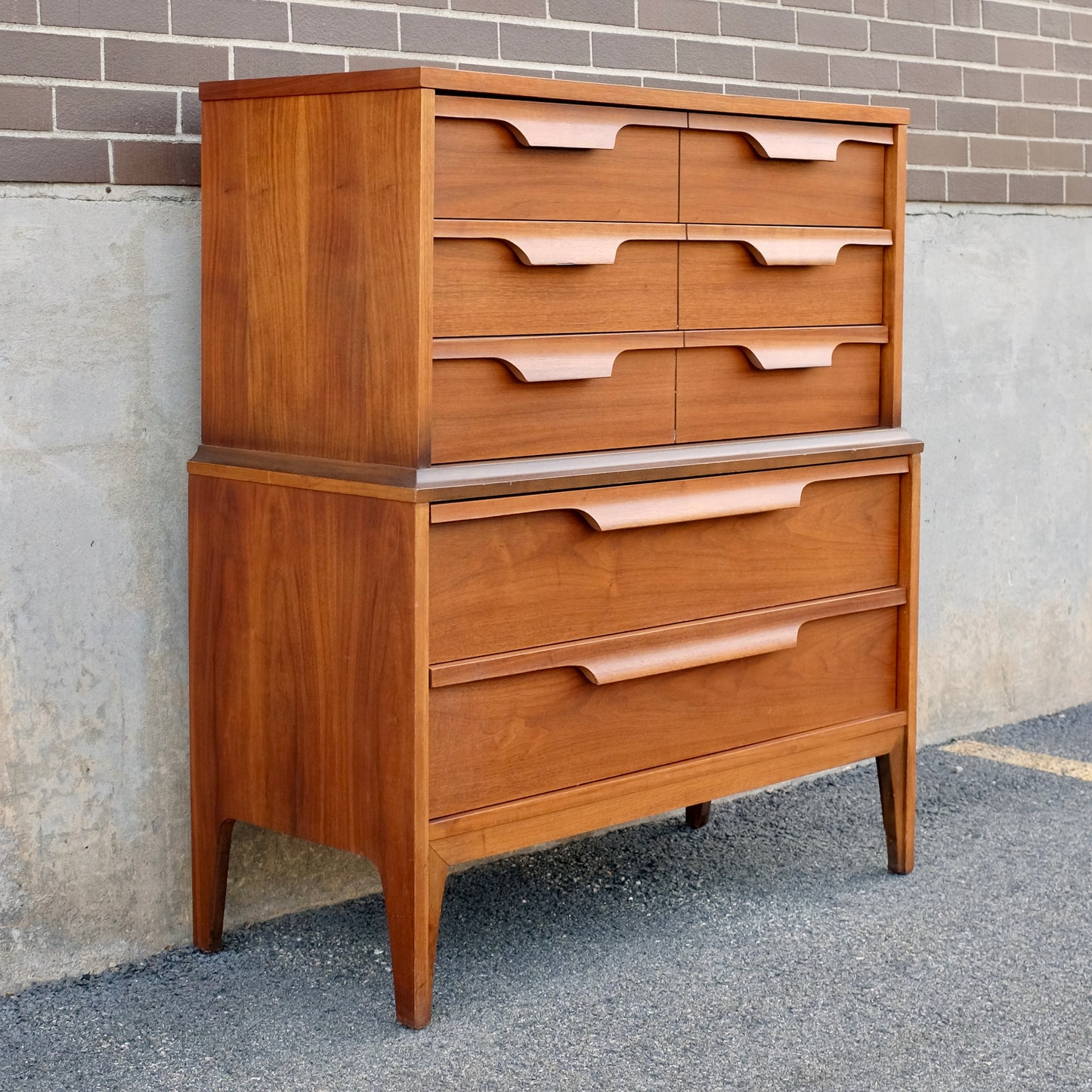 Johnson Carper Walnut & Laminate Dresser