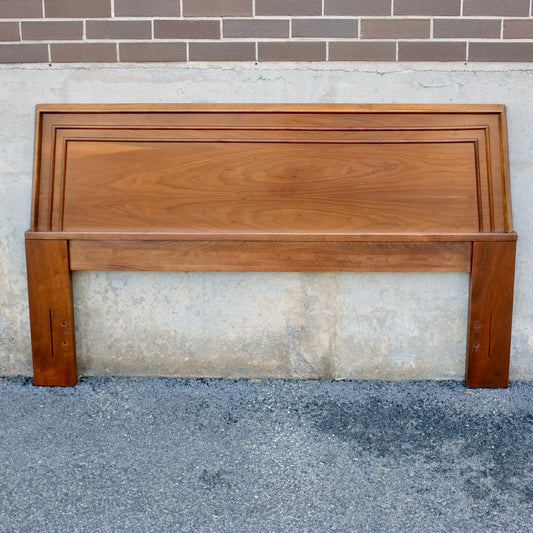 American of Martinsville "Harlequin" Walnut Queen Headboard