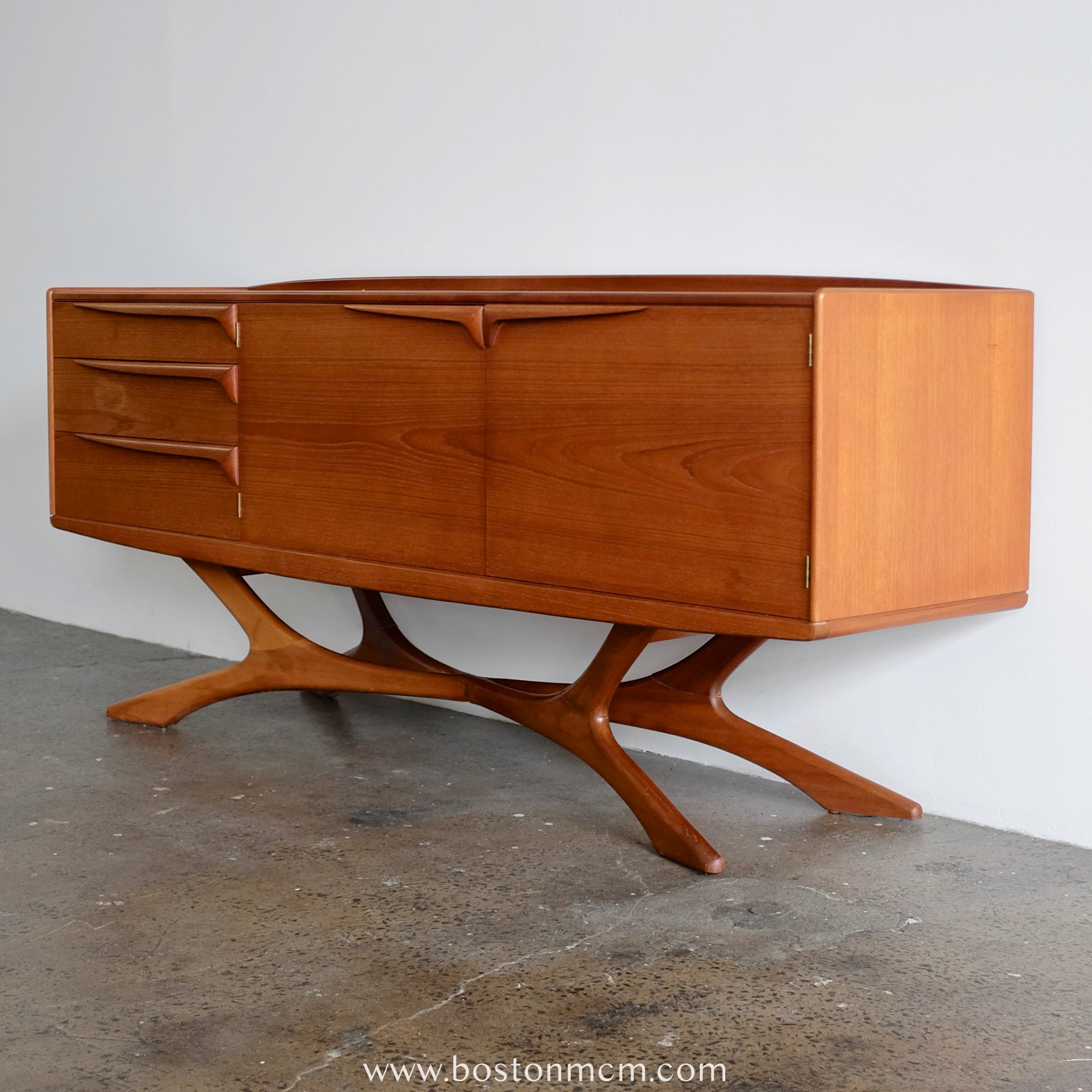 Teak credenza deals for sale