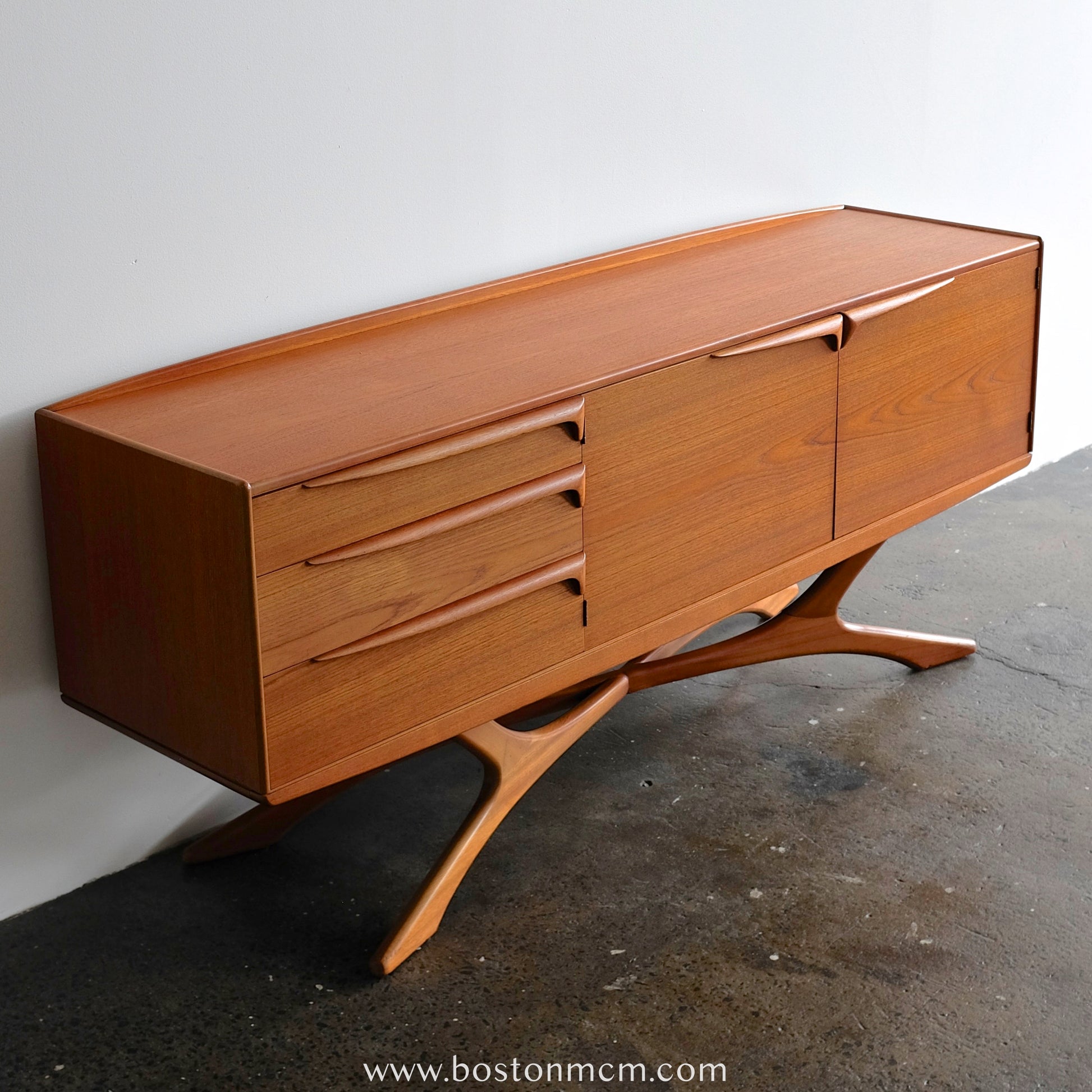 Beithcraft Teak Credenza Designed by Val Rossi