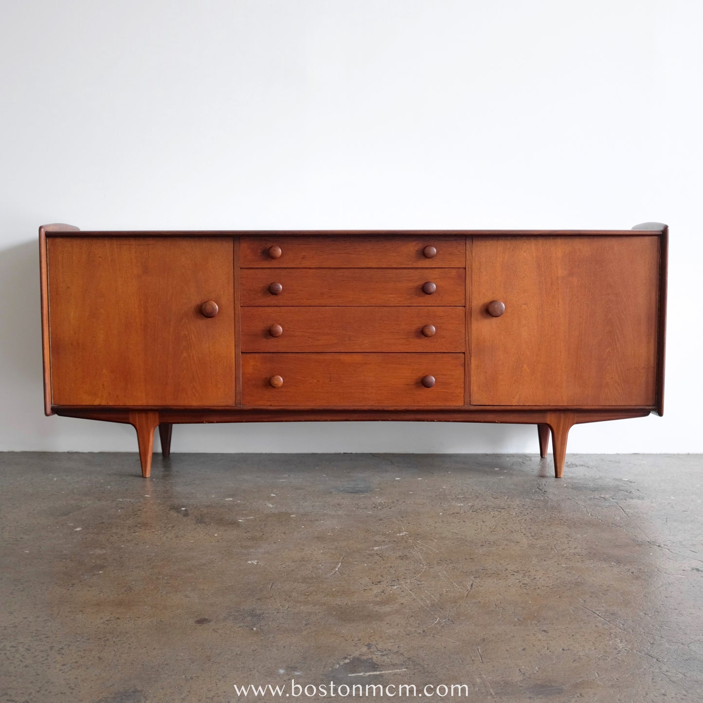 A. Younger "Volnay" Teak & Afromosia Credenza Designed by John Hebert
