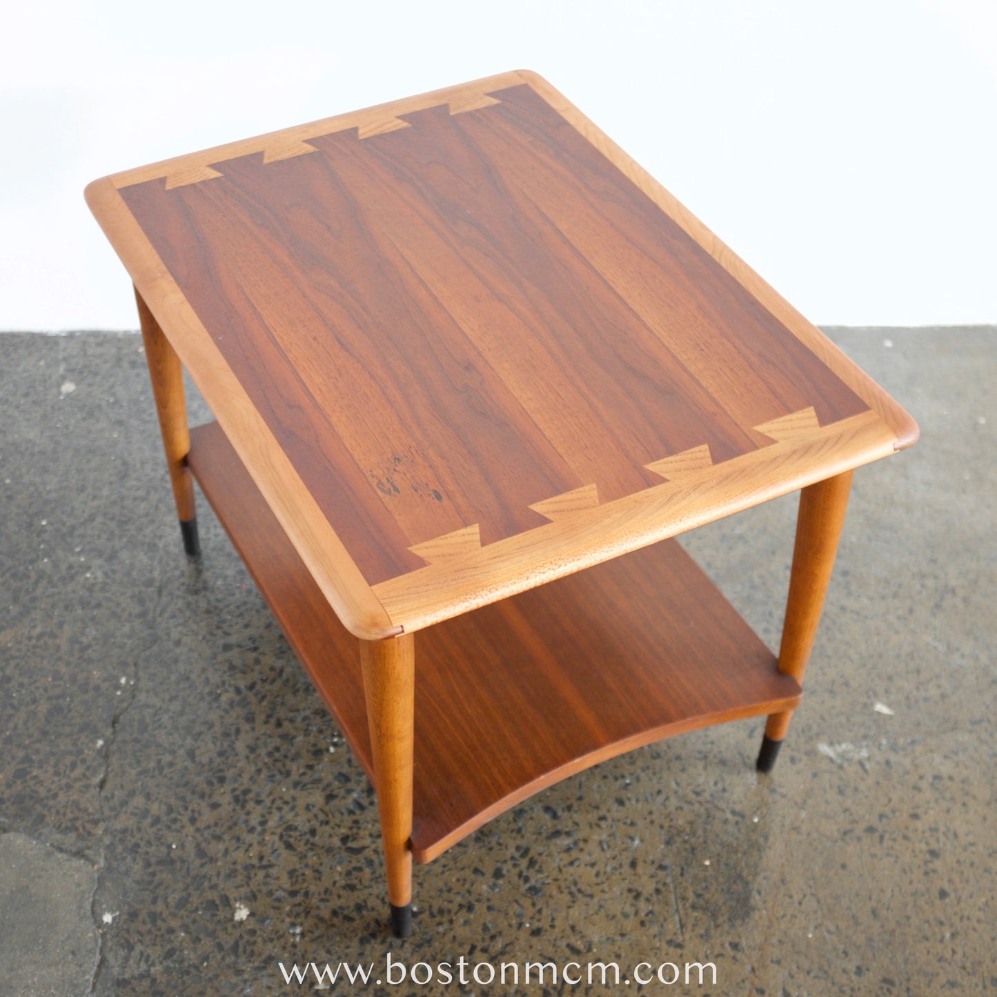 Lane Furniture "Acclaim" Walnut & Ash Side Table