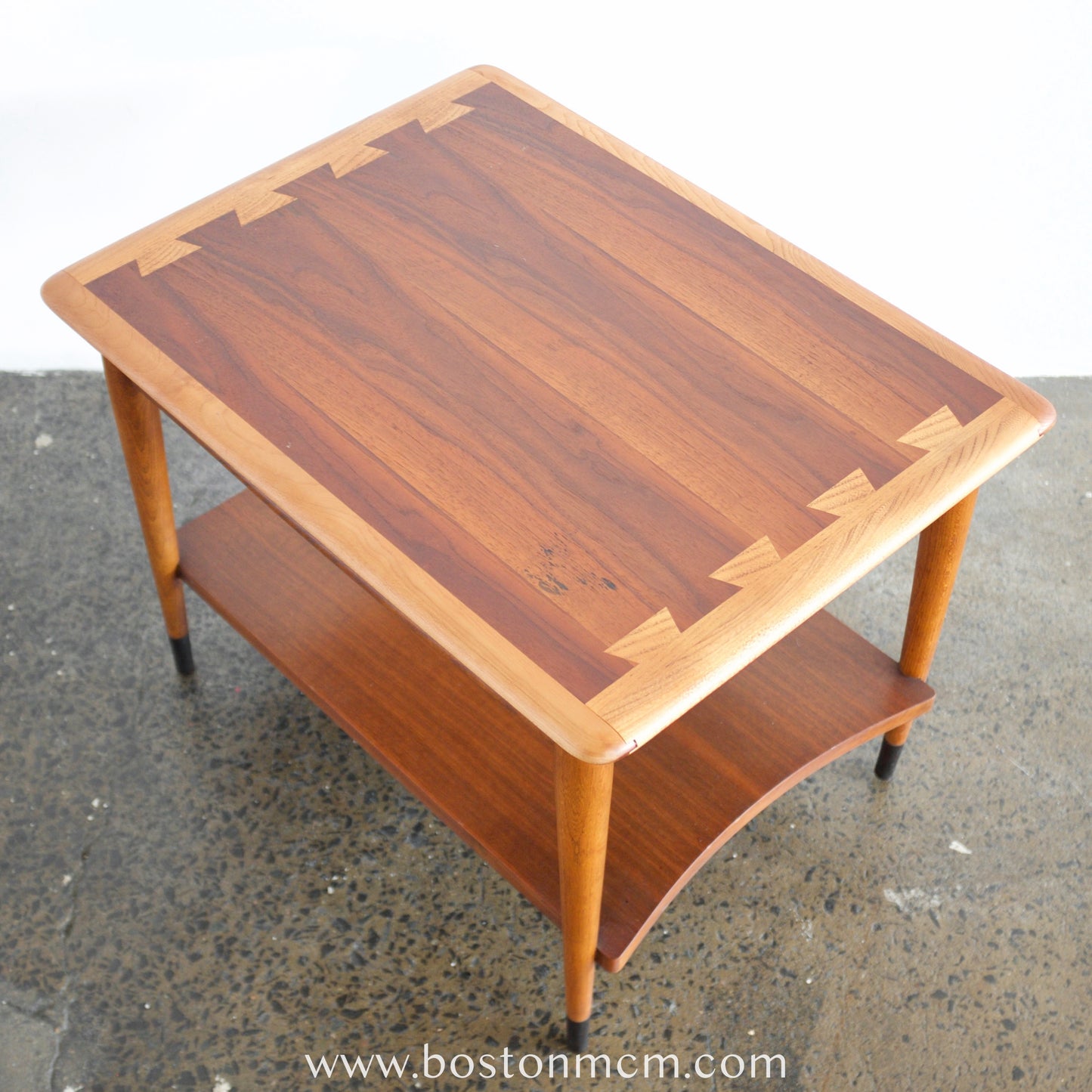 Lane Furniture "Acclaim" Walnut & Ash Side Table