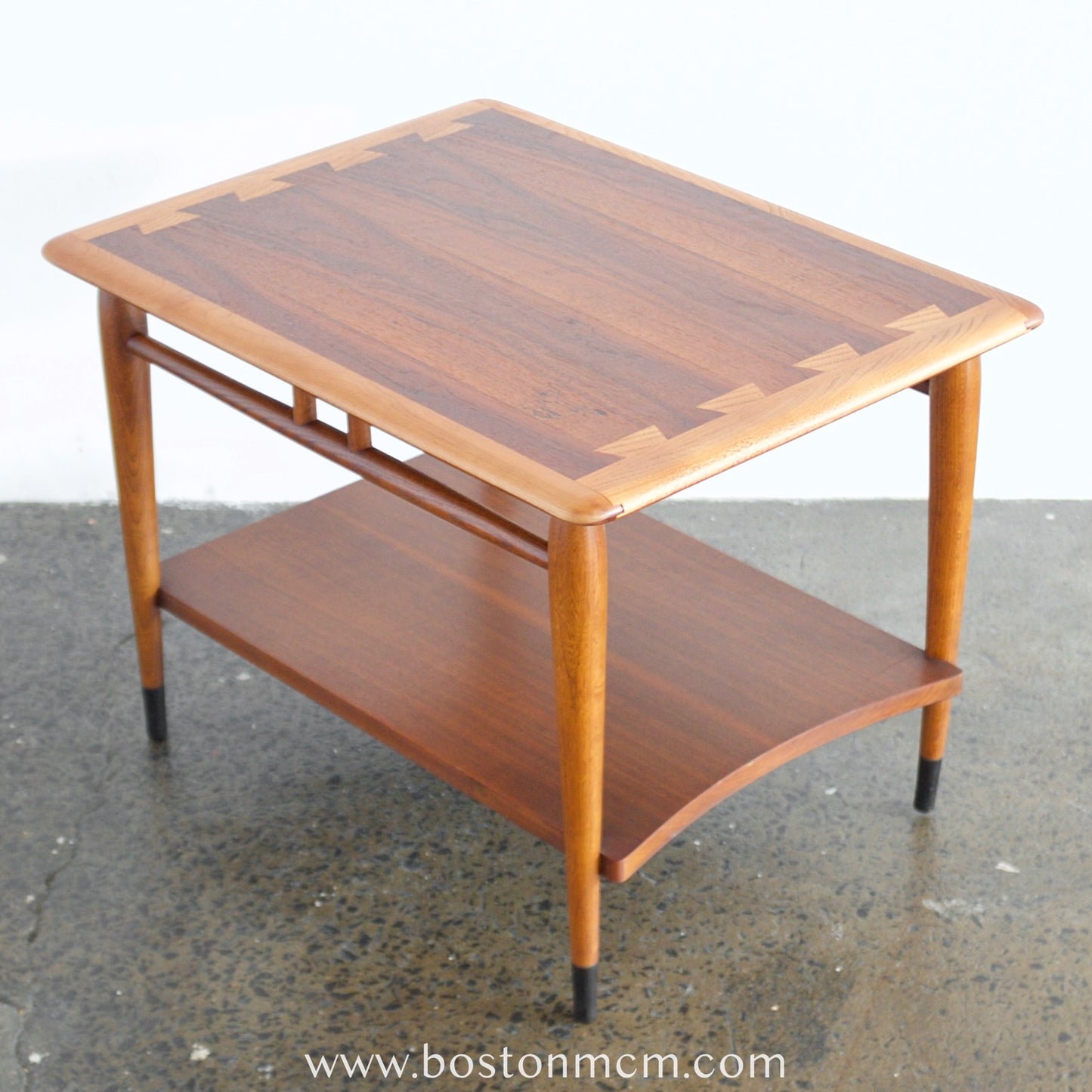 Lane Furniture "Acclaim" Walnut & Ash Side Table