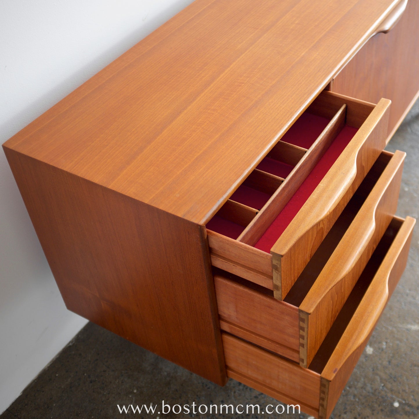 A.H. Mcintosh "Dunvegan" Teak Credenza Designed by Tom Robertson