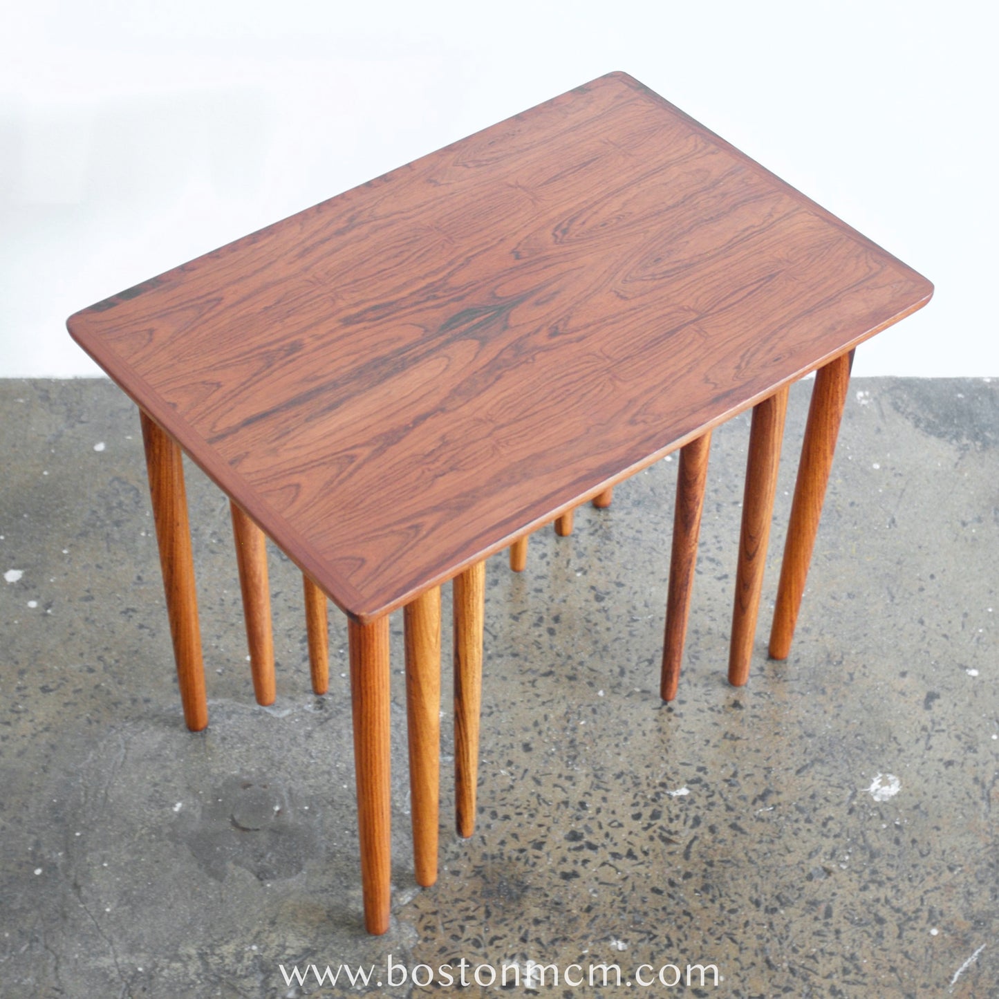 Bramin Møbler Rosewood Nesting Tables - Set of 3