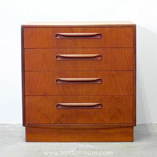 G-Plan "Fresco" Teak Chest of Four Drawers Designed by V.B. Wilkins