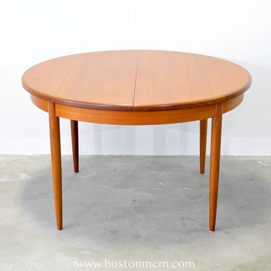 G-Plan "Fresco" Teak Round Dining Table Designed by V. B. Wilkins