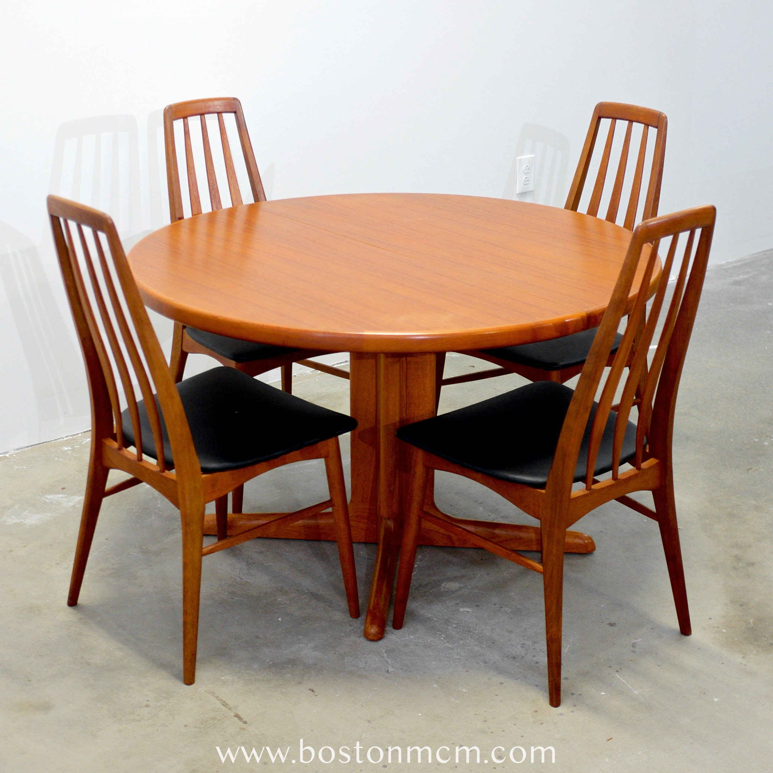 Danish style dining discount table and chairs