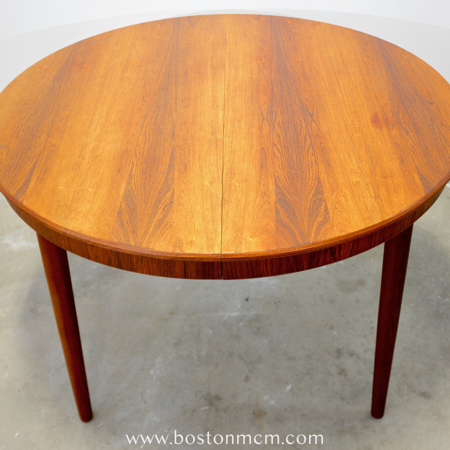 Danish Rosewood Round Dining Table - #A87